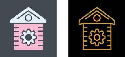 House Setting Icon Design vector