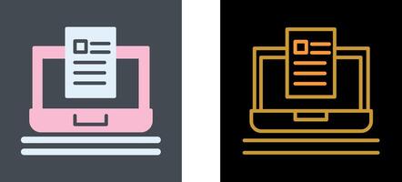 Blog Icon Design vector