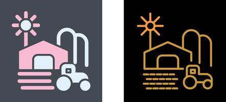 Farm Icon Design vector