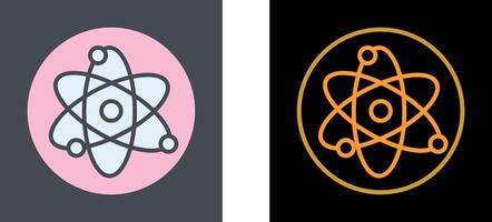 Atom Icon Design vector