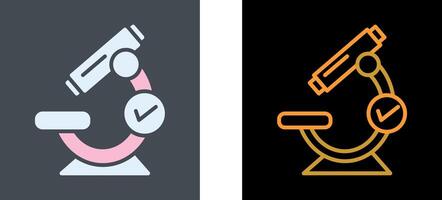 Microscope Icon Design vector