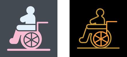 Wheelchair Icon Design vector