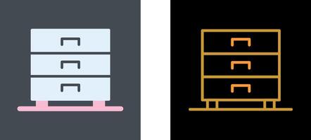 Drawers Icon Design vector