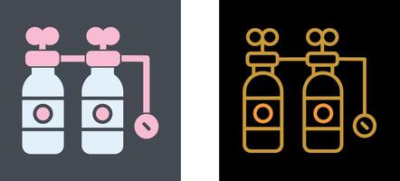 Oxygen Tank Icon Design vector