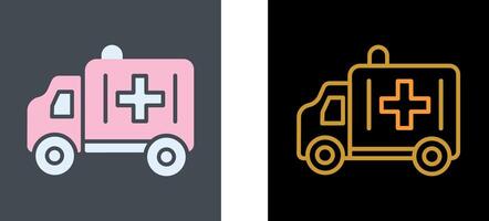 Ambulance Icon Design vector