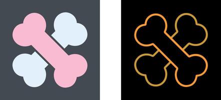 Bone Icon Design vector