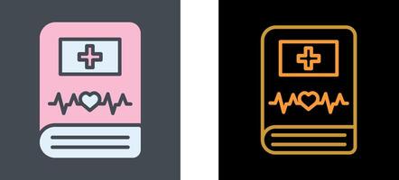 Medical Book Icon Design vector