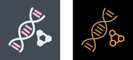 DNA Icon Design vector