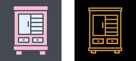 Shelves Cabinet Icon Design vector