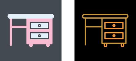 Table with Drawers I Icon Design vector