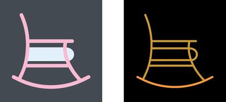 Rocking Chair Icon Design vector