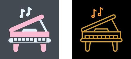 Piano Icon Design vector