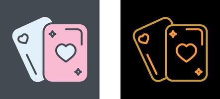 Playing Card Icon Design vector