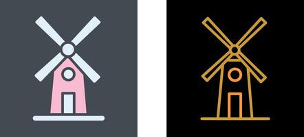 Windmill Icon Design vector