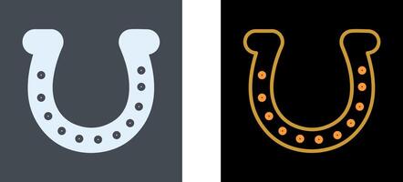 Horse Shoe Icon Design vector