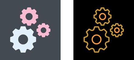 Multiple Cogwheels Icon Design vector