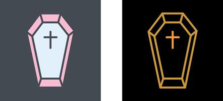 Coffin Icon Design vector
