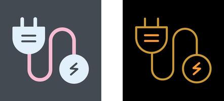 Electric Current Icon Design vector