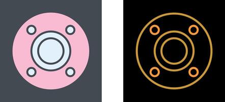 Flange Icon Design vector
