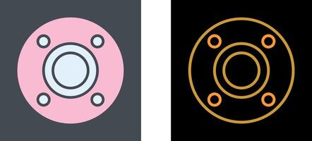 Flange Icon Design vector