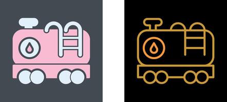 Tank Wagon Icon Design vector