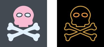 Pirate Skull I Icon Design vector