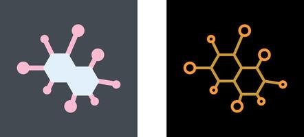 Molecule Icon Design vector