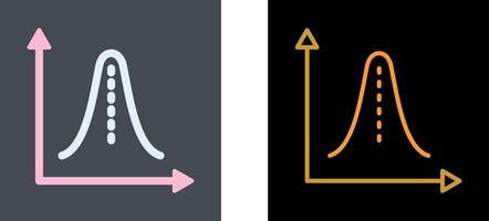 Histogram Icon Design vector