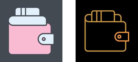 Wallet Icon Design vector