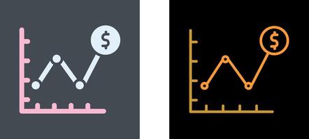 Chart Icon Design vector