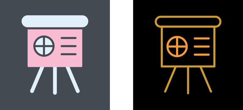 Presentation Icon Design vector