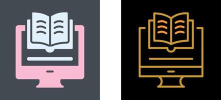 Ebook Icon Design vector