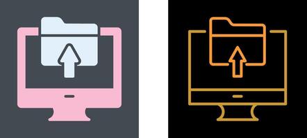 Upload Icon Design vector