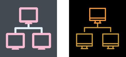 Computer Networks Icon Design vector