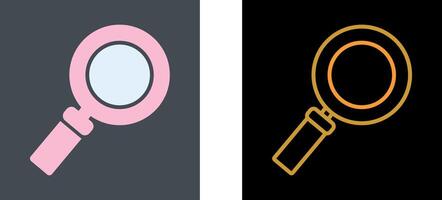 Magnifier Icon Design vector