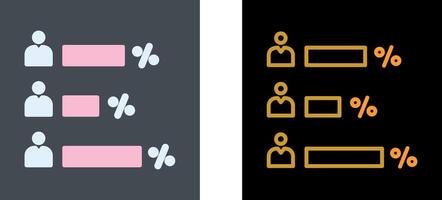 Voting Result Icon Design vector