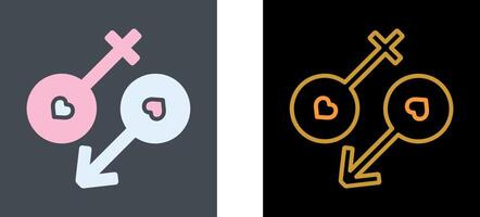 Intimacy Icon Design vector