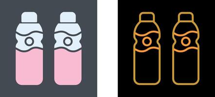 Water Bottle Icon Design vector