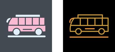 Bus Icon Design vector