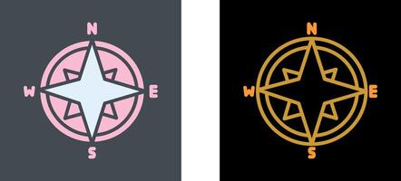 Compass Icon Design vector