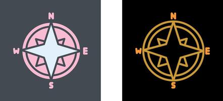 Compass Icon Design vector