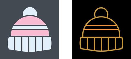 Winter Hat Icon Design vector