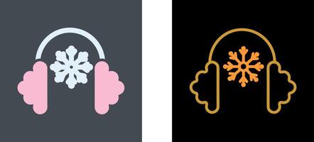 Earmuff Icon Design vector