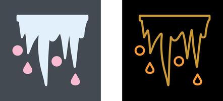 Icicle Icon Design vector