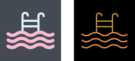 Pool Icon Design vector