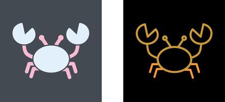 Crab Icon Design vector