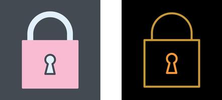 Padlock Icon Design vector