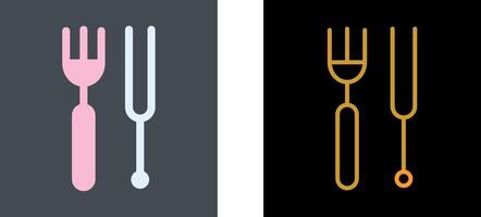 Fork Icon Design vector