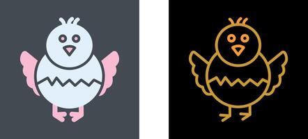 Chick Icon Design vector