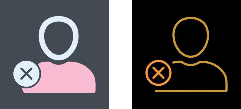 Delete Icon Design vector